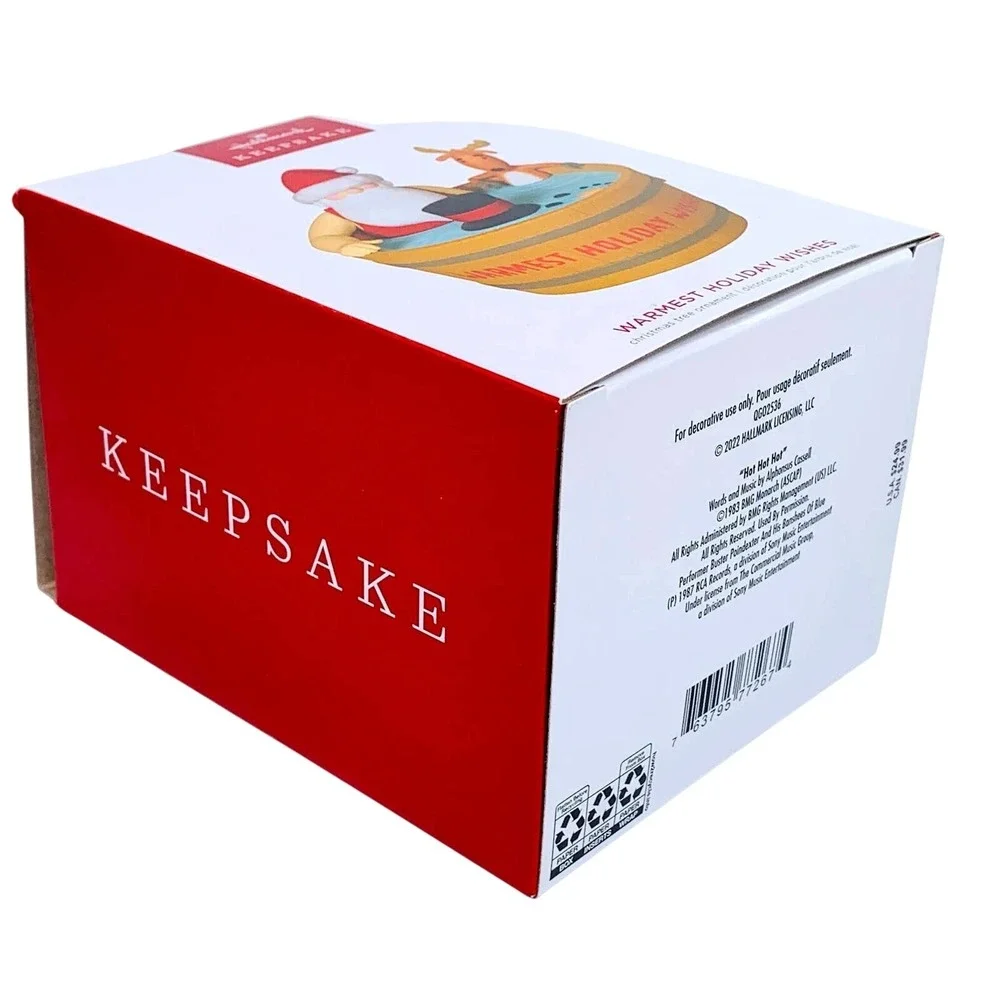 Hallmark Warmest Holiday Wishes Keepsake Ornament 2022 New in Box Musical‎